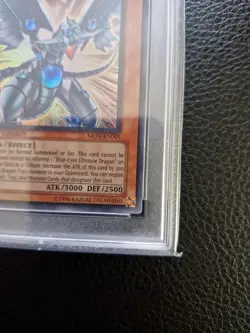 Yugioh Blue Eyes Shining Dragon MOV - EN001 Super Rare LIMITED EDITION PSA 9 - Image 4