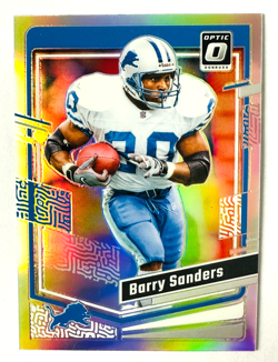 2023 Donruss Optic Barry Sanders SILVER Prizm Card #60 Lions Legend! - Image 1