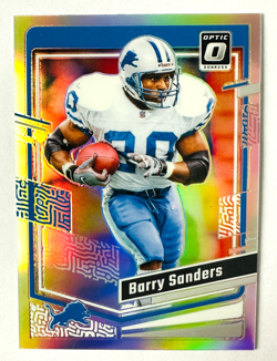 2023 Donruss Optic Barry Sanders SILVER Prizm Card #60 Lions Legend! - Image 3
