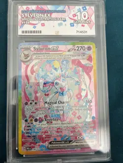 Pokemon Tcg - Sylveon EX Prismatic Evolutions Holo Card 156/131 Ace 10 - Image 1