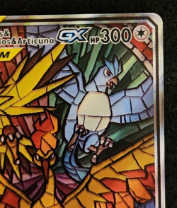 2019 Pokemon Promo Moltres & Zapdos & Articuno GX SM210 Full Art EX-NM - Image 3