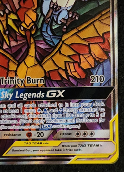 2019 Pokemon Promo Moltres & Zapdos & Articuno GX SM210 Full Art EX-NM - Image 4