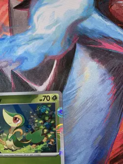Pokemon TCG Snivy Reverse Holo Pokeball Black Bolt 001/086 Near Mint - Image 3