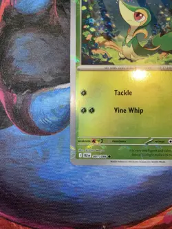Pokemon TCG Snivy Reverse Holo Pokeball Black Bolt 001/086 Near Mint - Image 5