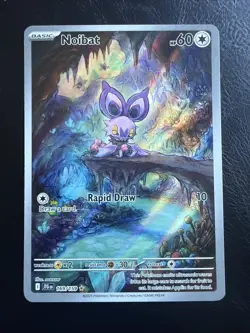 Noibat 169/159 Illustration Rare Pokemon Tcg Journey Together Mint Condition - Image 1