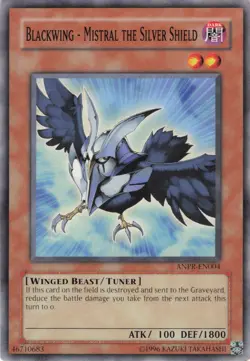 Yugioh Blackwing - Mistral the Silver Shield ANPR-EN004 Common NM - Image 1