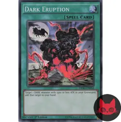 Yugioh Dark Eruption DESO-EN054 Super Rare 1st Edition NM - Image 1