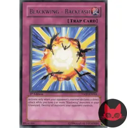 Yugioh Blackwing - Backlash THSD-EN064 Rare 1st Edition NM - Image 1
