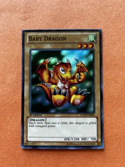 Yugioh Baby Dragon LCJW-EN006 Legendary Collection 4 1st Edition Holo 1200/700 - Image 3
