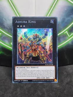 Yugioh Ashura King POTE-EN048 Secret Rare 1st Edition NM - Image 1