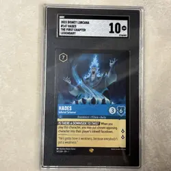 2023 Disney Lorcana The First Chapter Hades Legendary #147 SGC 10 Mint not PSA - Image 1