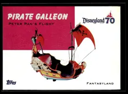 2025 Topps Disneyland 70th Rainbow Foil Pirate Galleon #T54-20 - Image 1