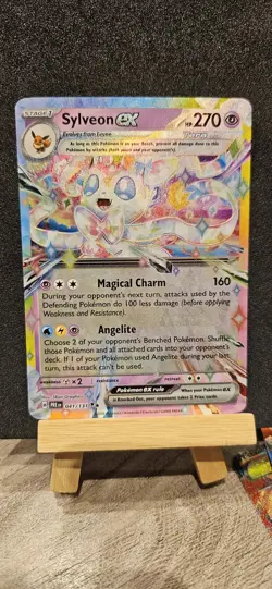 Pokemon TCG Sylveon EX 041/131 Prismatic Evolutions Card - Image 1