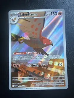 TalonFlame 091/088 Illustration Rare Pokemon Tcg Perfect Order In Condition - Image 1