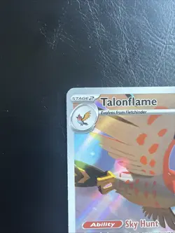 TalonFlame 091/088 Illustration Rare Pokemon Tcg Perfect Order In Condition - Image 3