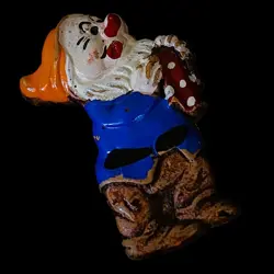 Rare 1938 Disney Sneezy Dwarf Pin Vintage Snow White Hand Painted Wood Antique - Image 4