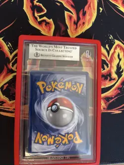 Charizard Base Set Holo Card 4/102 Pokemon Beckett 7.5 NM Rare!! Vintage 1999 - Image 2