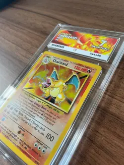 Pokemon Charizard 4/102 Base Set Unlimited Holo Rare Card ACE 7 - WOTC 1999 PSA - Image 4