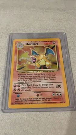 Charizard 4/102 Base Set Holo Pokemon Card WOTC 1999-2000 - Image 3
