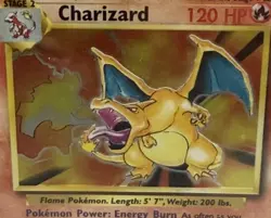 1999 Pokemon Base Set Charizard Rare Holo PSA 6 #4/102 - Image 4