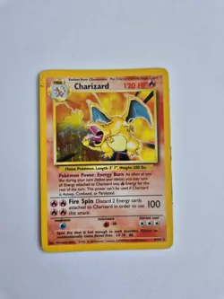 Charizard 4/102 Base Set Holo Pokemon Card WOTC 1999-2000 - Image 1
