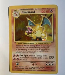 Charizard 4/102 Base Set Holo 1999 Unlimited Wotc Pokemon TCG. - Image 1