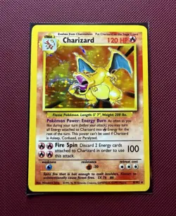 Pokemon TCG Charizard Base Set 4/102 Holo Rare 1999 Wizards 120 HP - Image 1