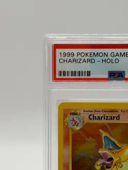 1999 Pokemon Base Set Charizard Holo 4/102 PSA 8.5 NM-MT+ - Image 3