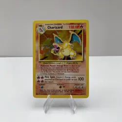 Pokemon Charizard Card 4/102 Base Set Holo Rare Vintage 1999 WOTC - Image 1