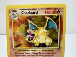 Pokemon Charizard Card 4/102 Base Set Holo Rare Vintage 1999 WOTC - Image 3