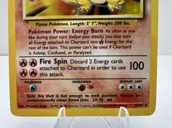 Pokemon Charizard Card 4/102 Base Set Holo Rare Vintage 1999 WOTC - Image 4