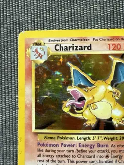 Charizard 4/102 Base Set Holo WOTC 1999 Pokemon Card – Heavy Play / Damaged - Image 2