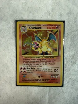 Pokemon Charizard 4/102 Base Set Holo Rare 120 HP English 1999 (ungraded) - Image 1