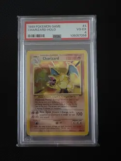 Charizard 4/102 - PSA 4 - Holo - Base Set 1999 - Pokemon TCG - Image 3