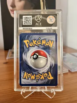 Pokemon Mew TCG Black Star Promo 9 Rare Holo Card Wizards Ace 1 Swirl 💫 - Image 3