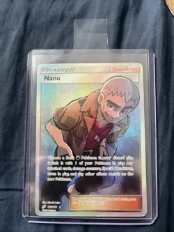 Pokemon TCG Nanu Sun & Moon - Team Up 179/181 Holo Ultra Rare - Image 1