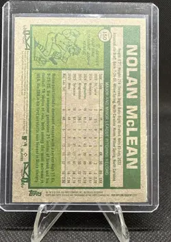 2026 Topps Heritage Nolan McLean #150 Dark Grey Border RC New York Mets MLB SP - Image 2