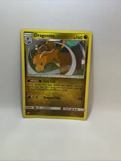 Dragonite Cosmos Holo 119/181 Exclusive Team Up Promo Pokemon Card NM - Image 1