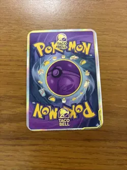Pokemon PIKACHU GENGAR TACO BELL Trading Card Glossy 50 Printed - Image 2