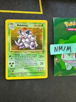 Pokemon Card Nidoking Base Set 2 Holo WOTC Vintage 11/130 NA 💎NM💎 - Image 1