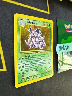 Pokemon Card Nidoking Base Set 2 Holo WOTC Vintage 11/130 NA 💎NM💎 - Image 3