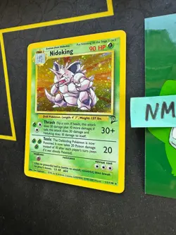 Pokemon Card Nidoking Base Set 2 Holo WOTC Vintage 11/130 NA 💎NM💎 - Image 4