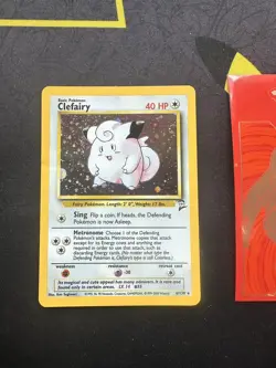 Pokemon Card Clefairy Base Set 2 6/130 Holo 317💎NM LP +💎 - Image 1