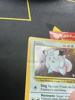 Pokemon Card Clefairy Base Set 2 6/130 Holo 317💎NM LP +💎 - Image 2