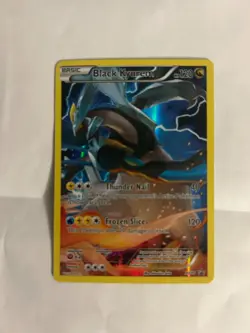 Pokemon Black Kyurem Promo Holo XY XY80 120HP English TCG Card used - Image 1