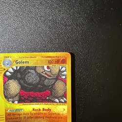 Pokemon Card Golem 14/165 Reverse Holo Rare Expedition Base Set - Image 2