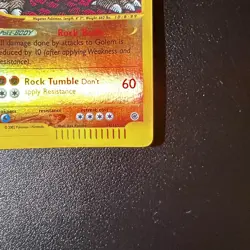 Pokemon Card Golem 14/165 Reverse Holo Rare Expedition Base Set - Image 4