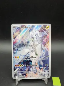 N’s Reshiram 167/159 Journey Together Illustration Rare NM Pokemon Card - Image 1