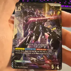 Zeta Gundam (LR+) GD02-069 English Dual Impact Gundam Card Game | Gundam TCG NM - Image 3
