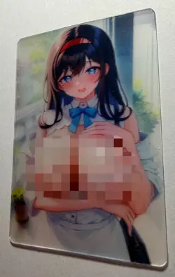 SEXY HEROINE WAIFU Fukuro Ko GREENTEA ACG LENTICULAR HOLO CARD NM - Image 1